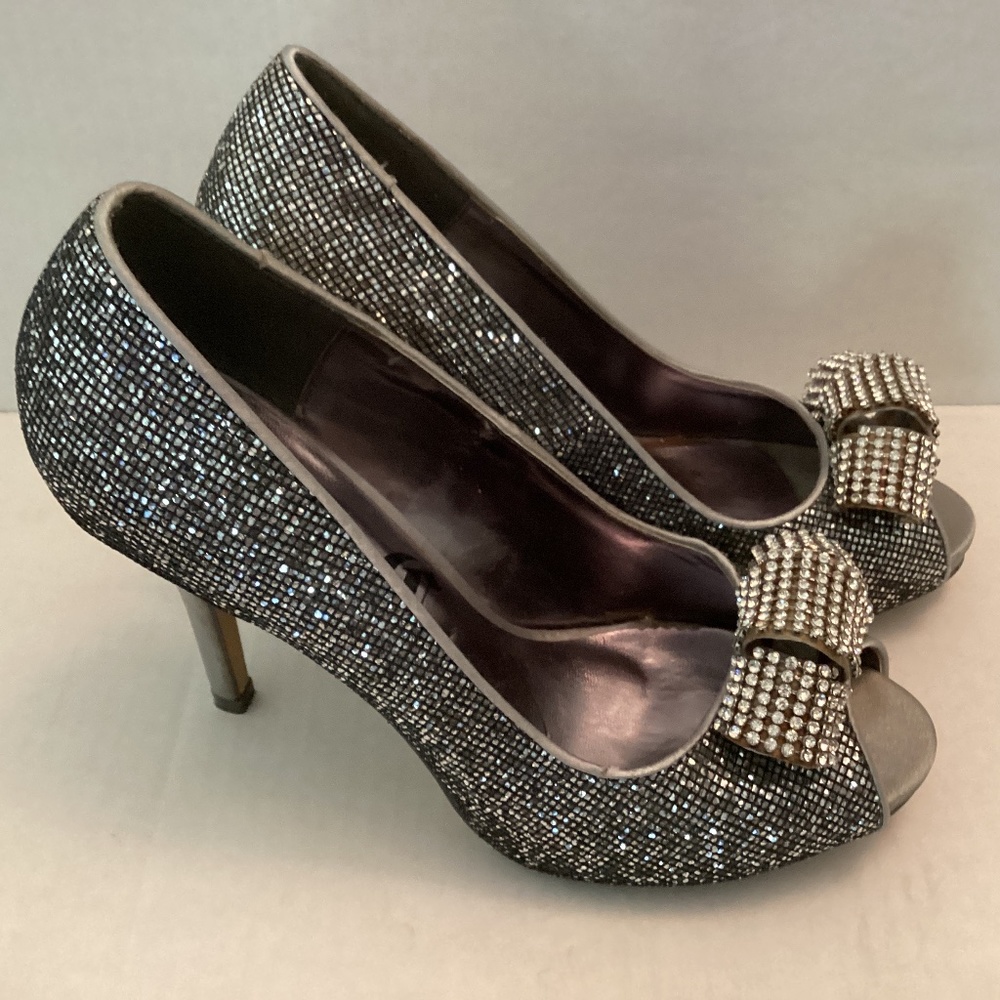 Lady couture Madonna high heel with rhinestones  size 39 use
